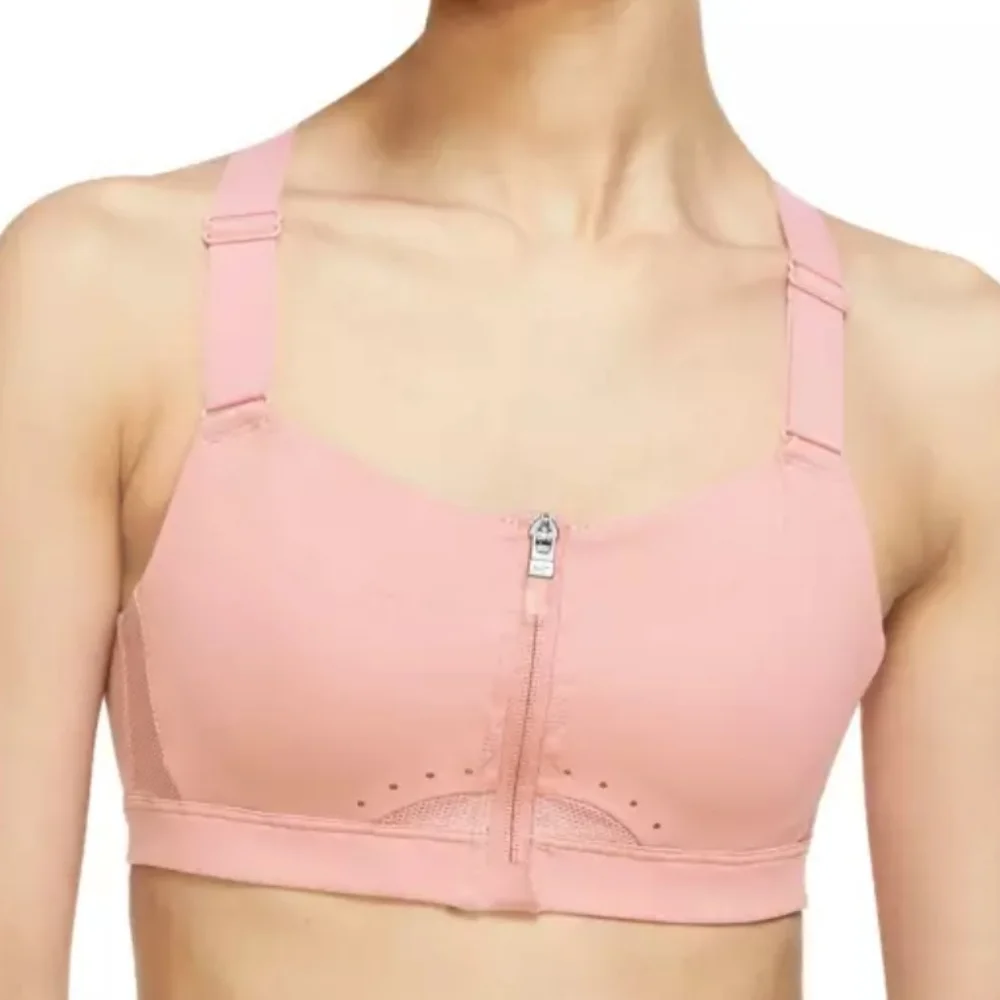 Nike Women's Dri-FIT Alpha Padded Front-Zip High-Support Sports Bra - Picture 3 of 3